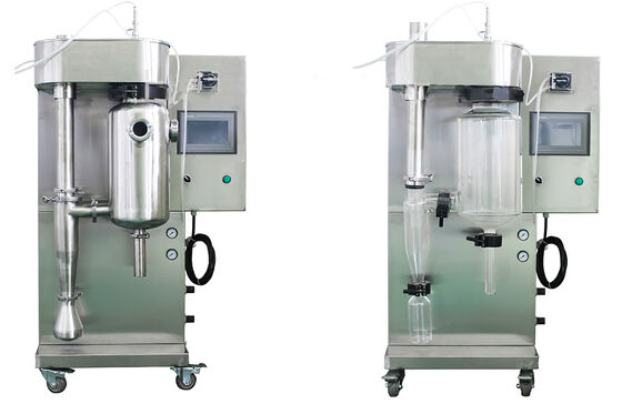 Preço da Máquina de Secagem por Pulverização Industrial Mini Secador de Laboratório Fabricante de Secador por Pulverização de Escala de Laboratório Leite em Pó