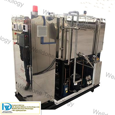 Funcionamento automático, velocidade de secagem rápida a favor do meio ambiente máquina de secagem liofilizada do vácuo
