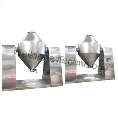 100L Duplo Cone SUS316L Secador de vácuo rotativo Gerador de vapor Condensador Usinas de fabricação de alimentos
