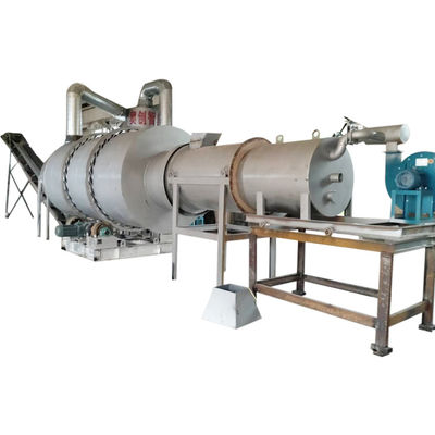 Particulado de serrada Secagem industrial Fragmentos de madeira Secador de tambor rotativo Forno