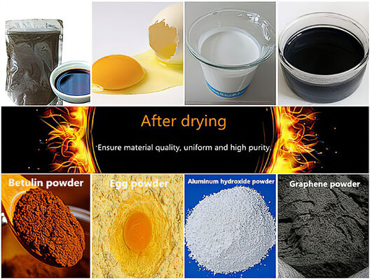 Secador por pulverização a vácuo de baixa temperatura LPG-5 Lab Mini com capacidade de 5 litros e controle de temperatura de 30~300℃ para evaporação de 1kg/h