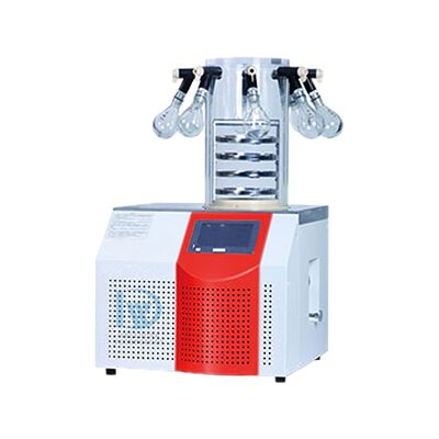 220V 1Kw SUS304 Máquina de secagem a vácuo automática de laboratório de secagem por congelamento para processamento de alimentos