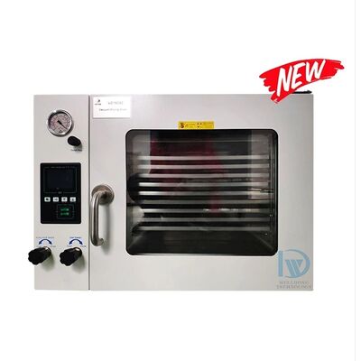Secador a vácuo automático de laboratório com controle de temperatura de 30~300℃ e 2 anos de garantia para alto nível de segurança