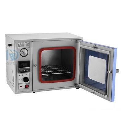 Estufa de secagem a vácuo para laboratório pequena com voltagem de 220V-480V, potência de 3,5kw e dimensões de 820*700*690mm