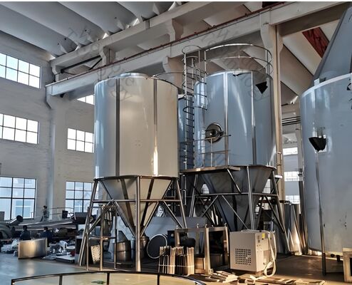 Máquina de secagem por pulverização a baixa temperatura Eficiência de secagem 70% Resistência a explosões