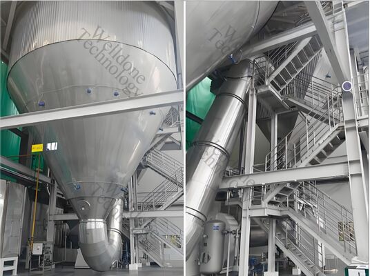 Na uniformidade alta da máquina de secagem por pulverização em grande escala GLP de baixo custo e alta eficiência