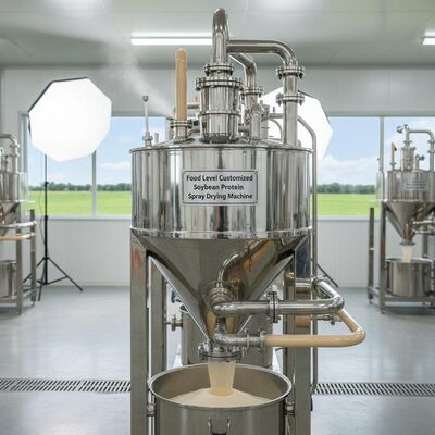 Máquina de secagem por spray de proteína de soja feita personalizada de nível alimentar