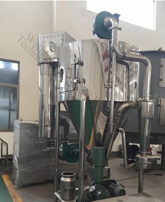 Secador por spray isolado de proteína de folha de planta de ervilha com economia de energia e meio ambiente