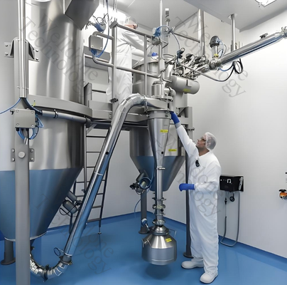 Secador de spray centrífugo industrial SUS316L com economia de energia e meio ambiente para açúcar e sal