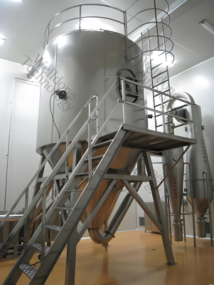 Máquina de secagem de pulverizador industrial da eficiência elevada 70% SUS316L com faixa de temperatura 120-350℃