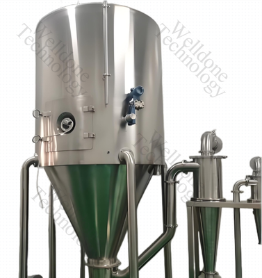 Secador por spray centrífugo automático de alta velocidade, economizador de energia e ecologicamente correto