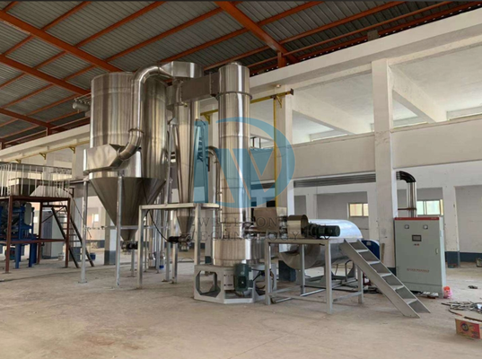 Em máquina de secagem por spray de 25 kg / h de baixo custo e alta eficiência com eficiência de secagem de 70%