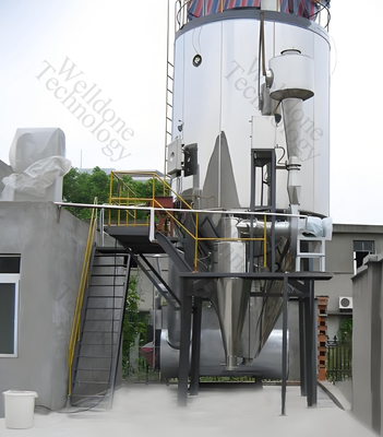 Máquina de secagem por pulverização de pó árabe de goma arábica e ecológica para alimentos