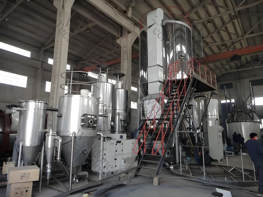 Em equipamentos de máquina de leite de secagem por pulverização de baixo custo e alta eficiência