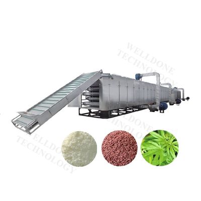 Mesh Belt Dryer de poupança de energia para o alimento e o produto químico