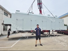 Secador de correia de malha de poupança de energia para produtos alimentares e químicos