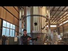 SUS304 Material Secador de cama de fluido industrial Resistência à explosão 50 / 60Hz