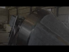 Secador de vácuo industrial agitado, secador de vácuo rotativo de cone a comando remoto