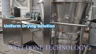 Secador de leito fluídico série GFG 500